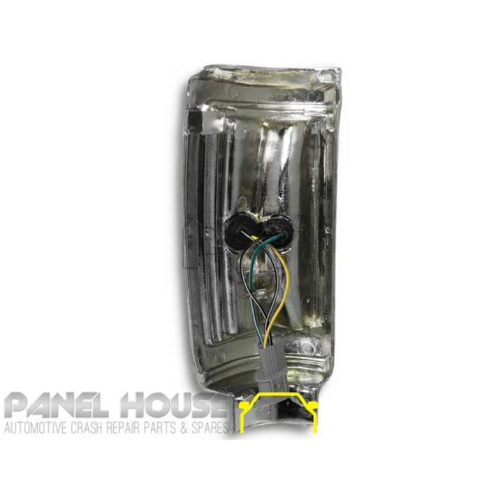 Corner Indicator Park Light PAIR Chrome fits Mitsubishi Triton 86-96 Ute ME - MJ