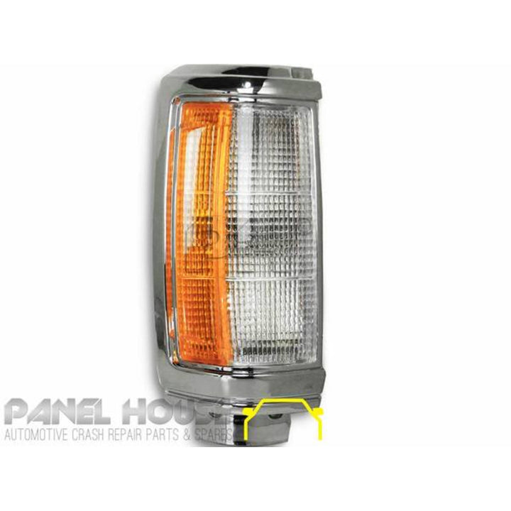 Corner Indicator Park Light PAIR Chrome fits Mitsubishi Triton 86-96 Ute ME - MJ