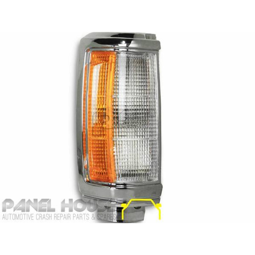 Corner Indicator Park Light PAIR Chrome fits Mitsubishi Triton 86-96 Ute ME - MJ