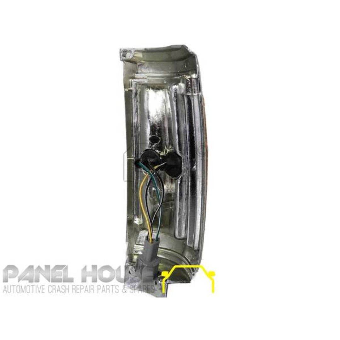 Corner Indicator Park Light PAIR Chrome fits Mitsubishi Triton 86-96 Ute ME - MJ