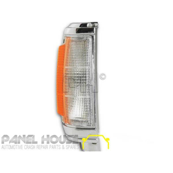 Corner Indicator Park Light PAIR Chrome fits Mitsubishi Triton 86-96 Ute ME - MJ