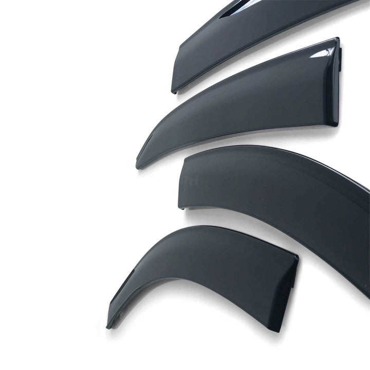 Weather Shield Window Visors SET 4 Piece Fits Mazda 3 BM BN 14 - 19 Hatch Sedan