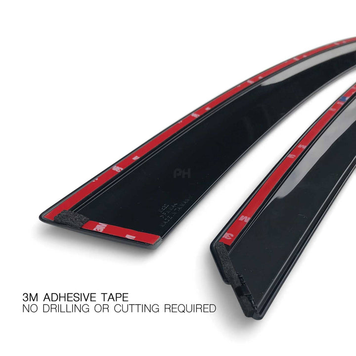 Weather Shield Window Visors SET 4 Piece Fits Mazda 3 BM BN 14 - 19 Hatch Sedan