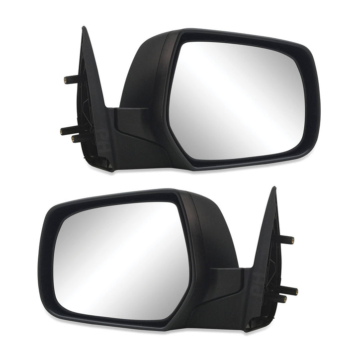 Door Mirror Black Manual Pair RH & LH fits Mazda BT50 06-11 & fits Ford Ranger PJ PK 06-11