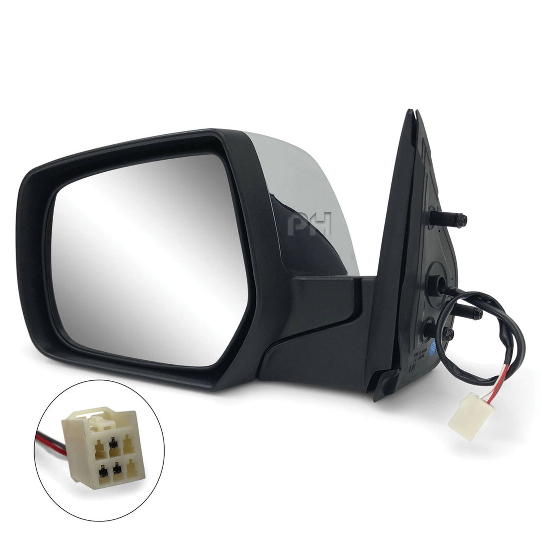 Door Mirrors Chrome Electric PAIR fits Mazda BT50 & Ford Ranger PJ PK 2006 - 2011