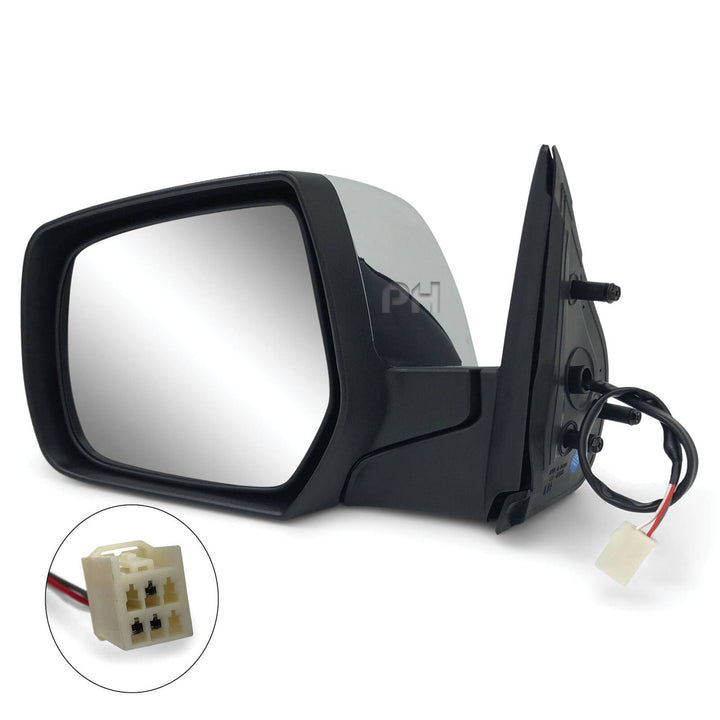 Door Mirrors Chrome Electric PAIR fits Mazda BT50 & Ford Ranger PJ PK 2006 - 2011