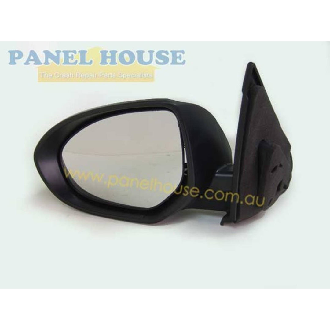 Black Electric Door Mirror With Cover fits Mazda 3 BL 09 - 13 Left Hand