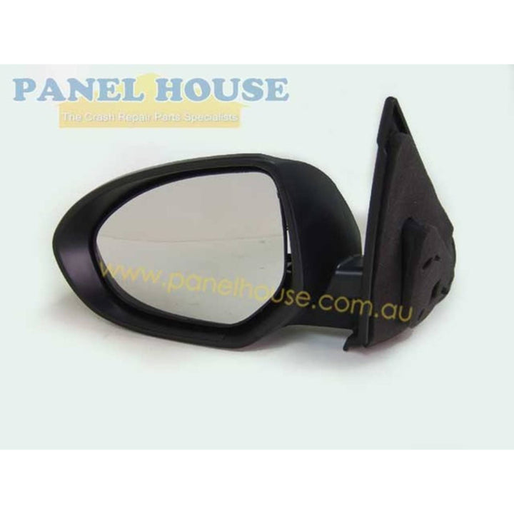 Black Electric Door Mirror With Cover fits Mazda 3 BL 09 - 13 Left Hand