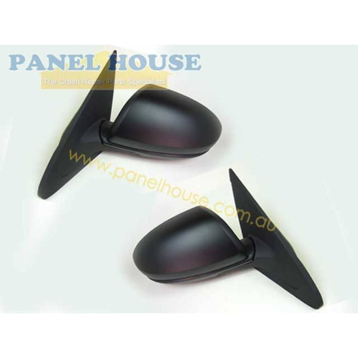 Door Mirrors PAIR Black Electric fits Mazda 3 BL 09 - 13