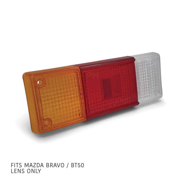 Tail Light Lens Alloy Tray Ute x 1 fits Mazda Bravo BT50 1986 - 2020