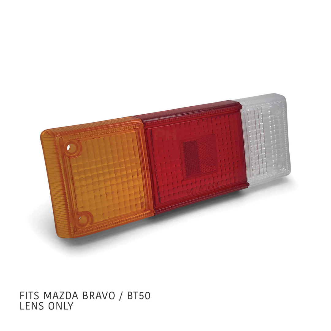 Tail Light Lens Alloy Tray Ute x 1 fits Mazda Bravo BT50 1986 - 2020