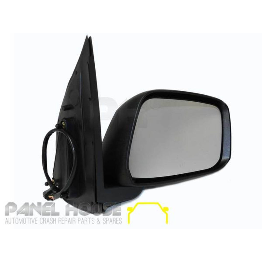 Door Mirror RIGHT Primed Auto Fold Heated Puddle Light fits Nissan NAVARA D40 2007-2014