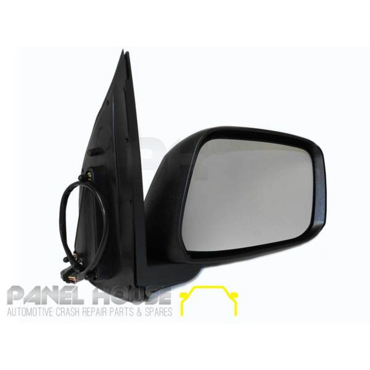 Door Mirror RIGHT Primed Auto Fold Heated Puddle Light fits Nissan NAVARA D40 2007-2014