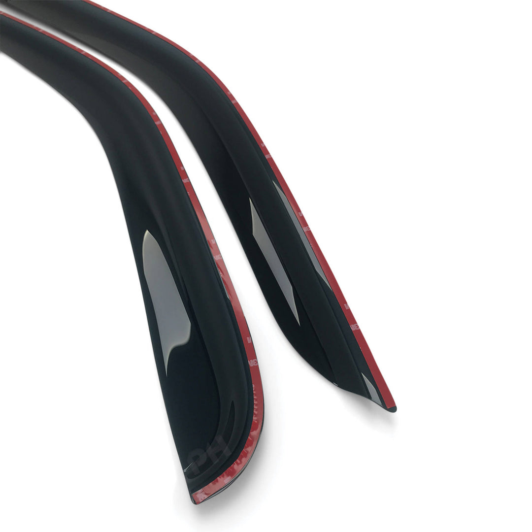 Weather Shield Window Visors SET 4 Piece Fits Nissan Navara D40 2005 - 2015