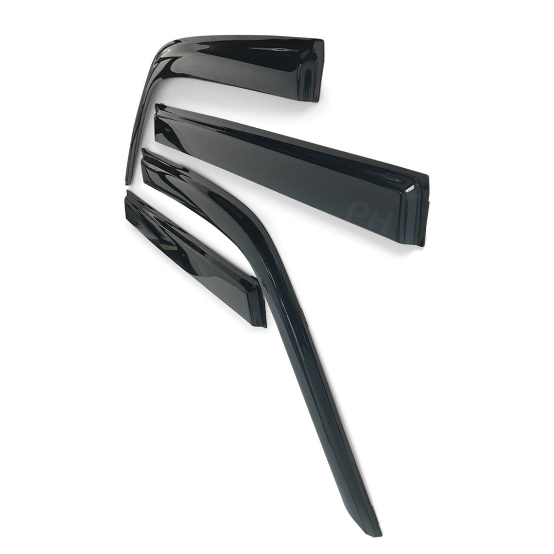 Weather Shield Window Visors SET 4 Piece Fits Nissan GU Patrol 1997 - 2016