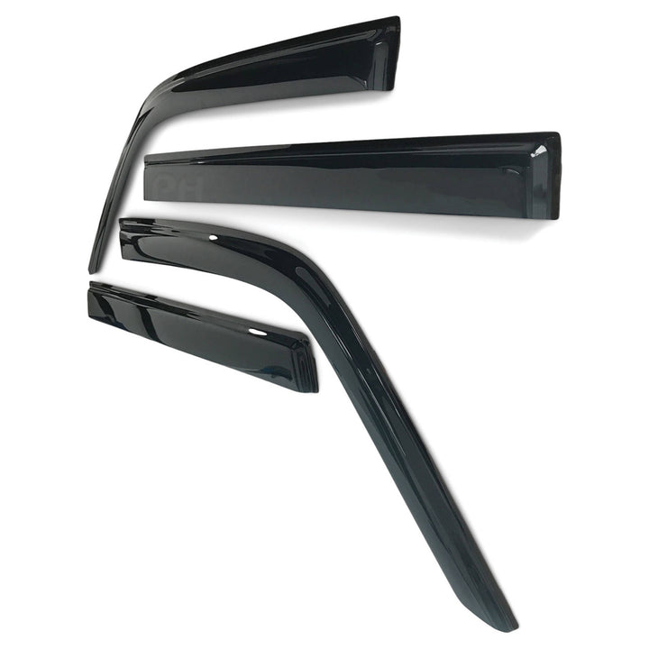 Weather Shield Window Visors SET 4 Piece Fits Nissan GU Patrol 1997 - 2016