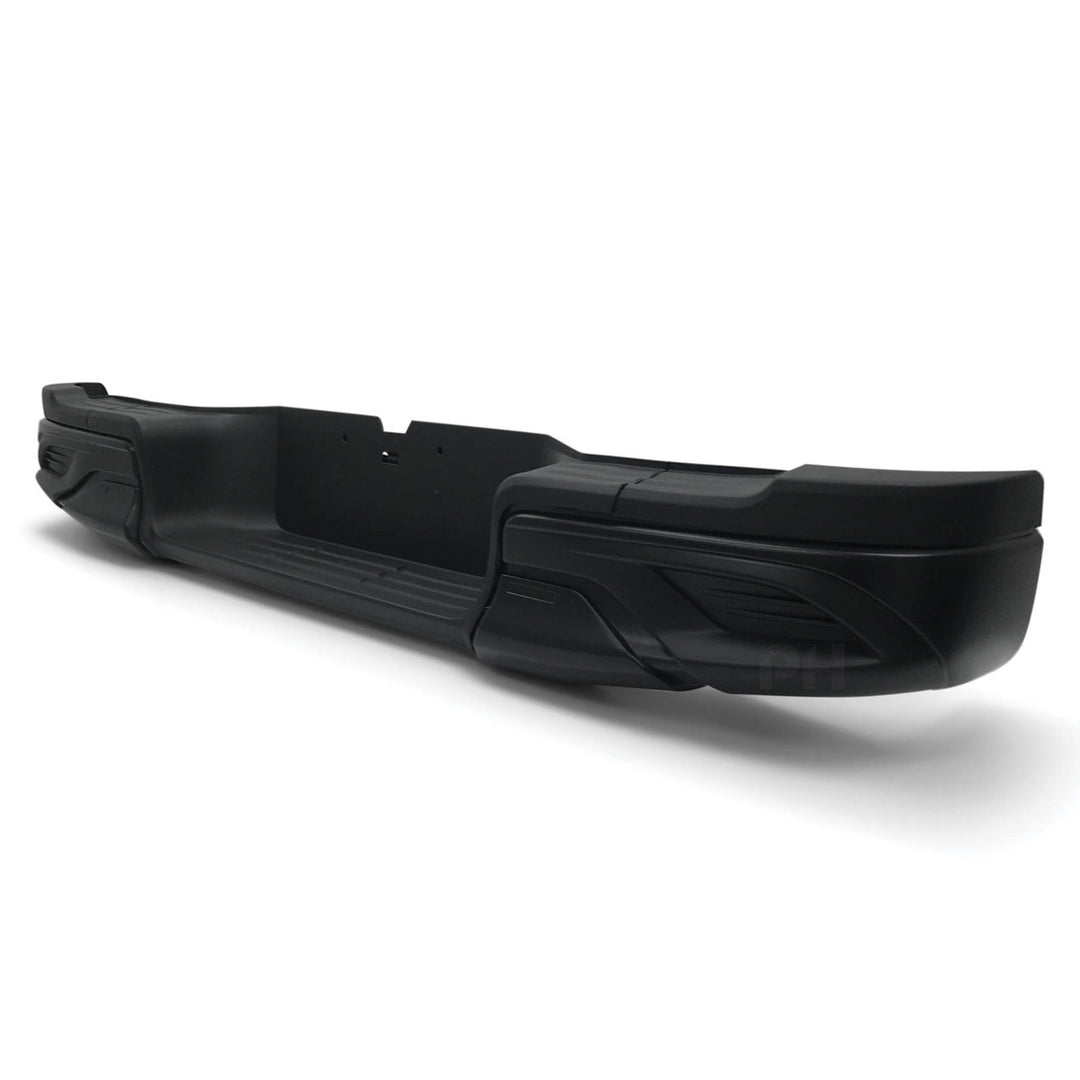 Rear Step Bumper Bar Black TRD Style Fits Toyota Hilux 2015 - 2020