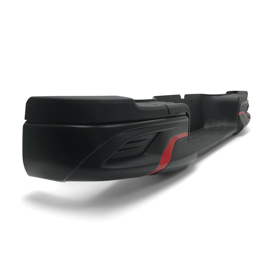 Rear Step Bumper Bar Black TRD Style Fits Toyota Hilux 2015 - 2020