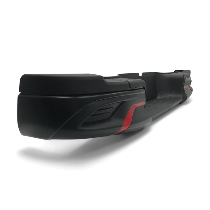 Rear Step Bumper Bar Black TRD Style Fits Toyota Hilux 2015 - 2020