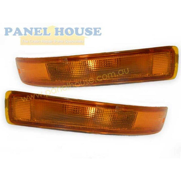 Front Bar Indicator Lights PAIR Fits Toyota Camry Widebody 1993 - 1997