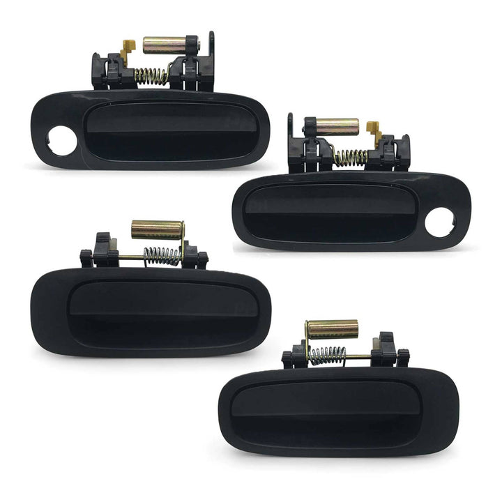 Outer Door Handle SET Black Fits Toyota Corolla AE112 1998 - 2001