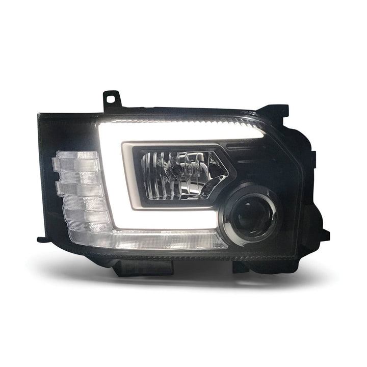 Headlights PAIR DRL Style with Sequential Indicator fits Toyota Hiace 2014-2019