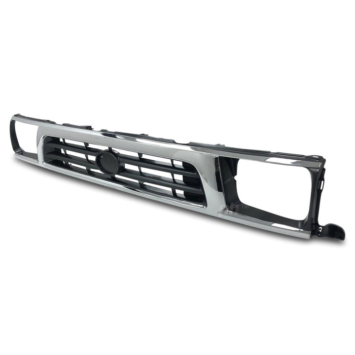 Grill Chrome & Grey Fits Toyota Hilux 2WD Workmate 1997 - 2001