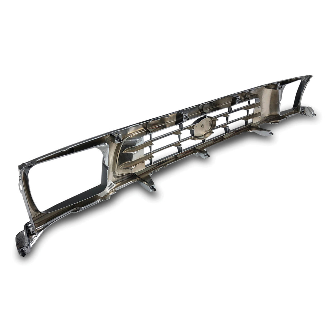 Grill Chrome & Grey Fits Toyota Hilux 2WD Workmate 1997 - 2001