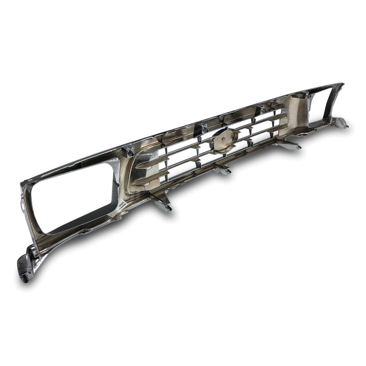 Grill Chrome & Grey Fits Toyota Hilux 2WD Workmate 1997 - 2001