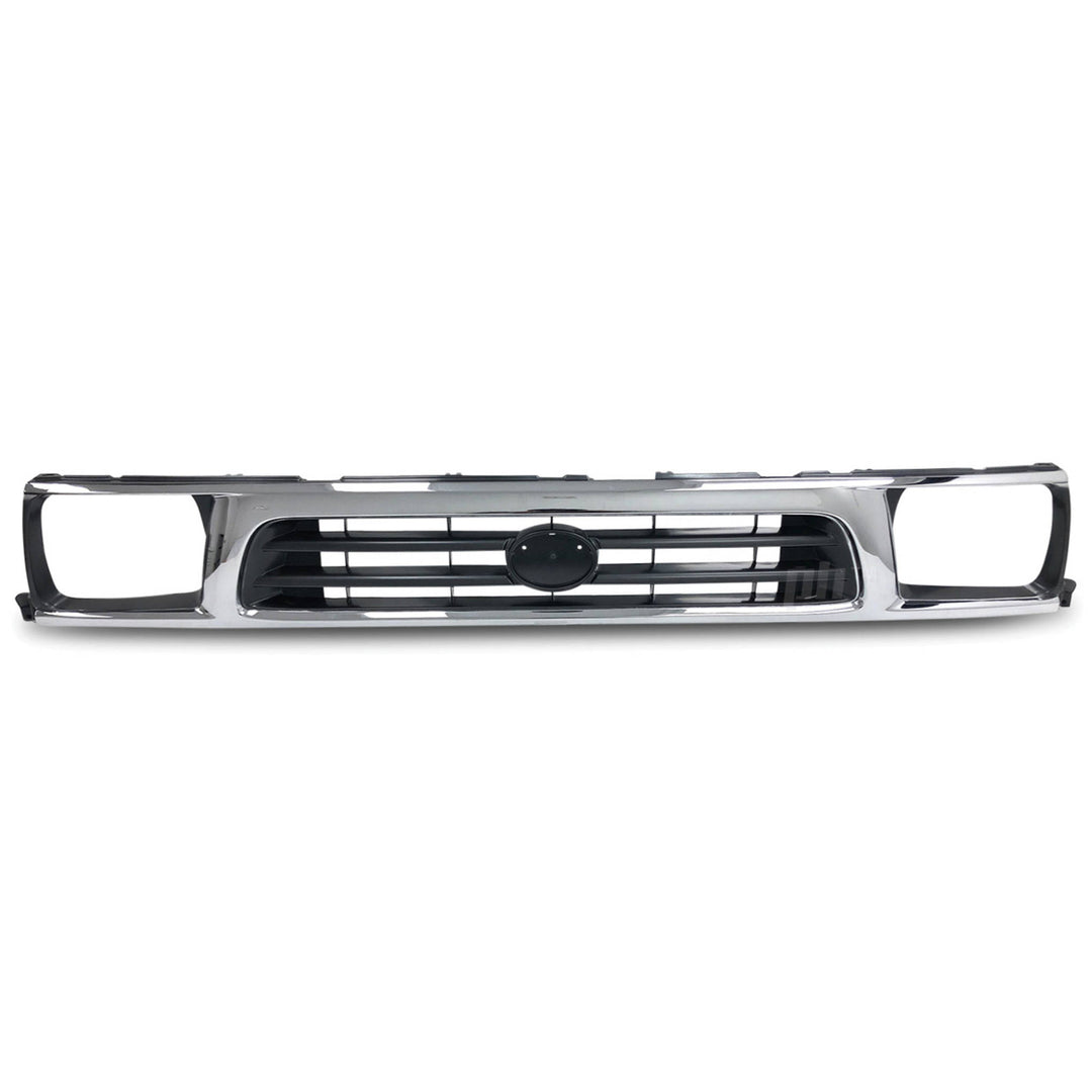 Grill Chrome & Grey Fits Toyota Hilux 2WD Workmate 1997 - 2001
