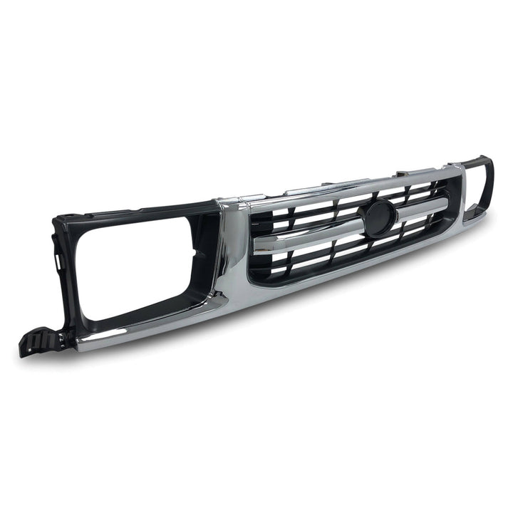Grill Chrome & Grey Fits Toyota Hilux SR5 4WD 1997 - 10/2001