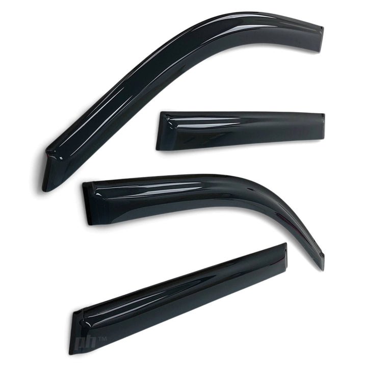 Weather Shield Window Visor SET 4 Piece Fits Toyota Landcruiser Prado 120 Series