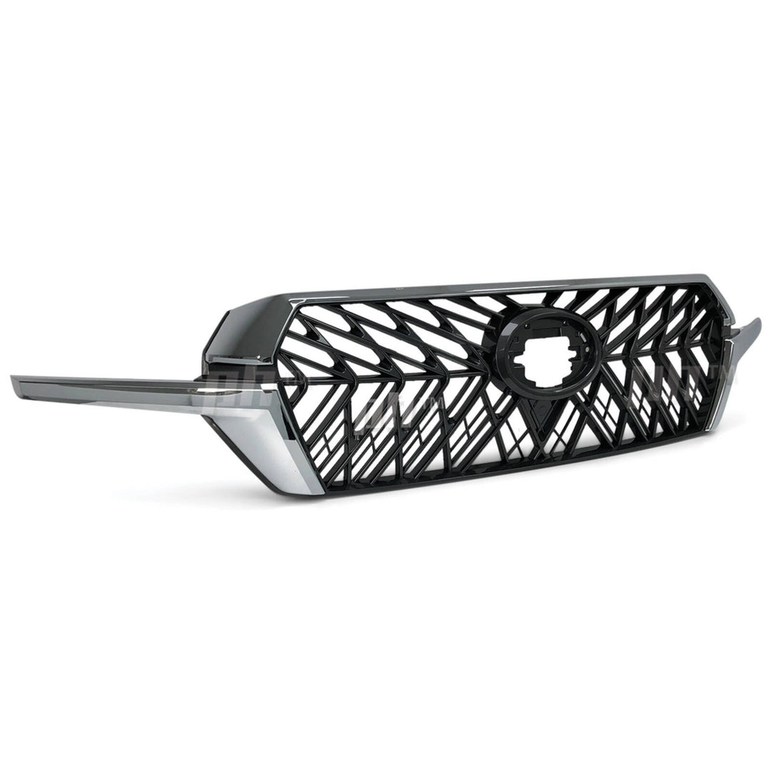 Grill Chrome & Grey Web Style Fits Toyota Landcruiser 200 Series 2015 - 2021