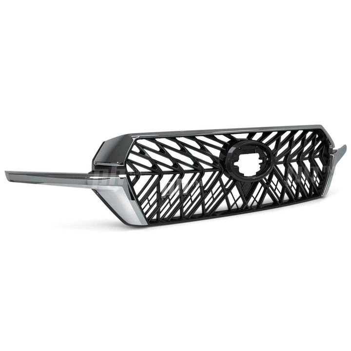 Grill Chrome & Grey Web Style Fits Toyota Landcruiser 200 Series 2015 - 2021