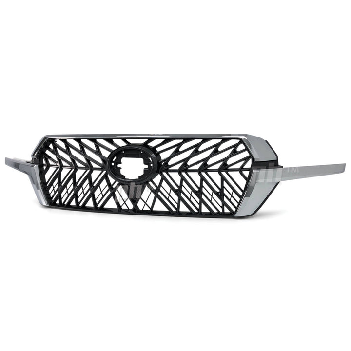 Grill Chrome & Grey Web Style Fits Toyota Landcruiser 200 Series 2015 - 2021