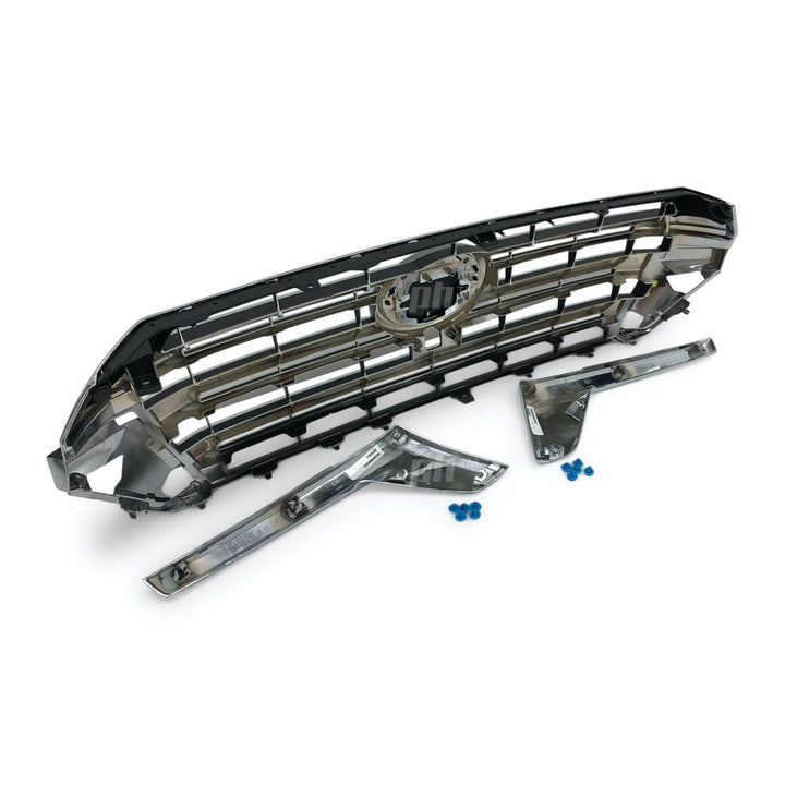 Grill Chrome Camera Type Fits Toyota Landcruiser 200 Series 2015- GXL VX Sahara