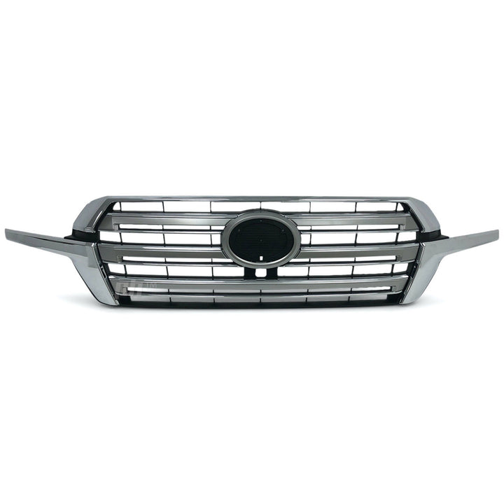 Grill Chrome Camera Type Fits Toyota Landcruiser 200 Series 2015- GXL VX Sahara