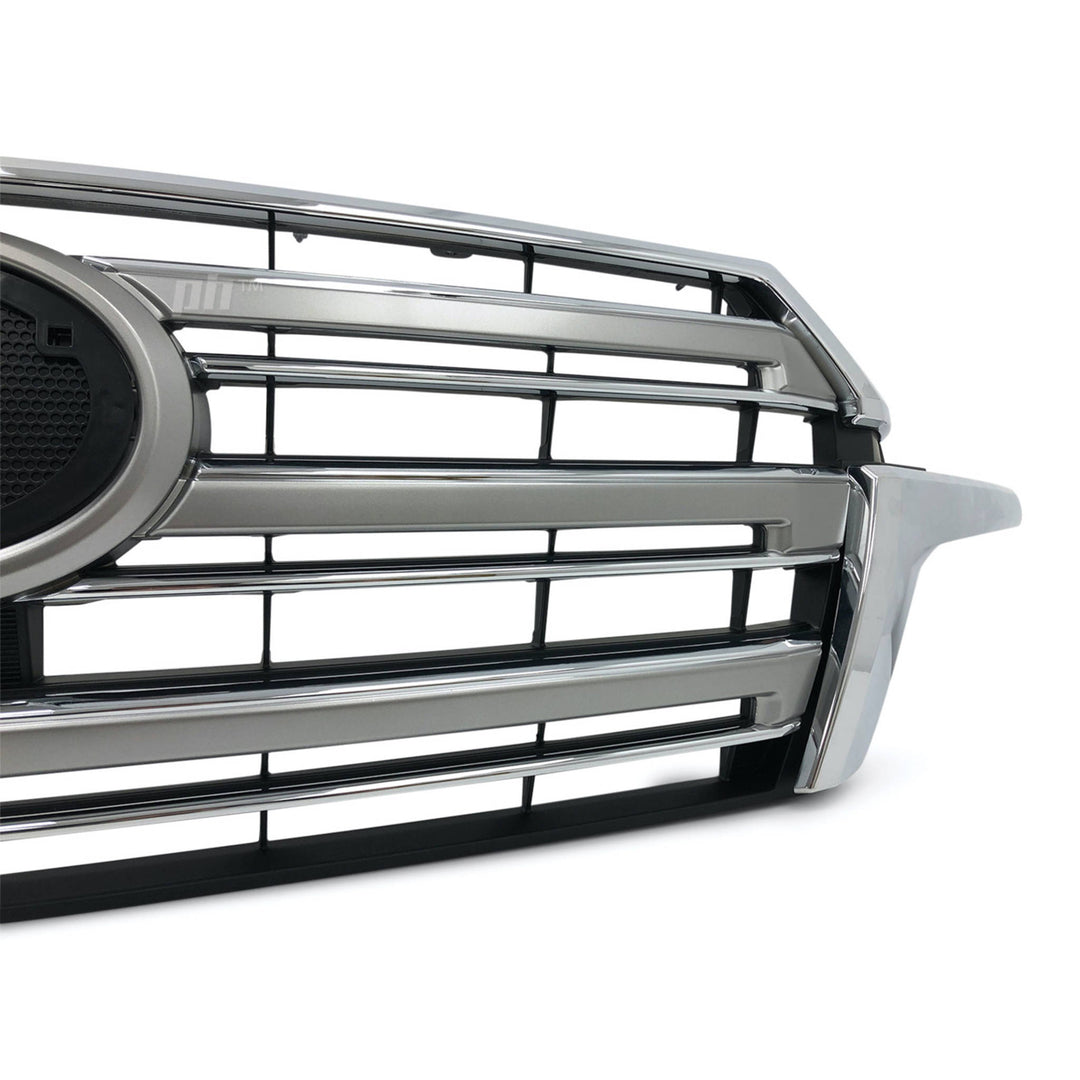 Grill Chrome Camera Type Fits Toyota Landcruiser 200 Series 2015- GXL VX Sahara