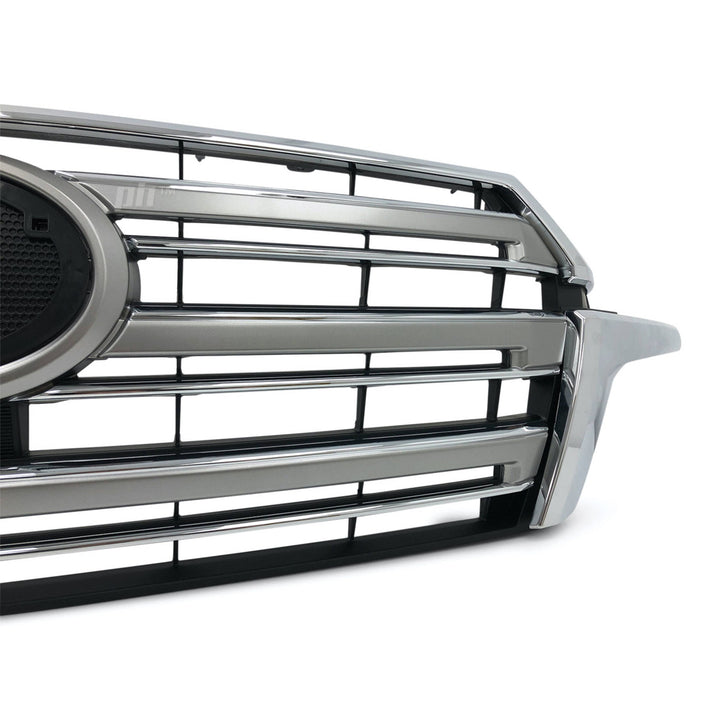 Grill Chrome Camera Type Fits Toyota Landcruiser 200 Series 2015- GXL VX Sahara