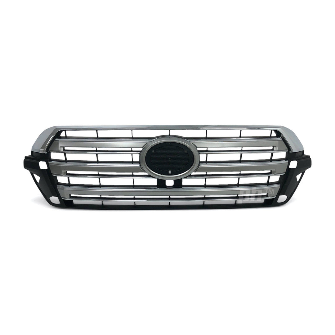 Grill Chrome Camera Type Fits Toyota Landcruiser 200 Series 2015- GXL VX Sahara