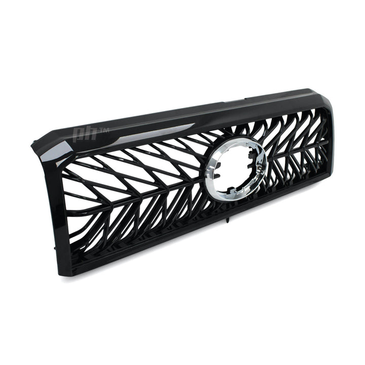 Grill Gloss Black Web Style Fits Toyota Landcruiser 76 78 79 Series 2007-2021