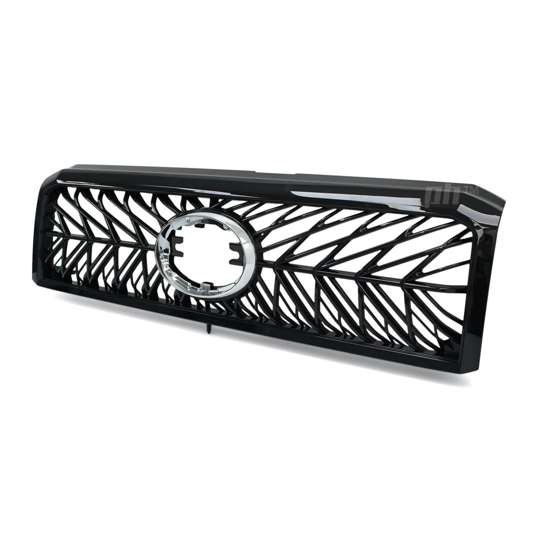 Grill Gloss Black Web Style Fits Toyota Landcruiser 76 78 79 Series 2007-2021