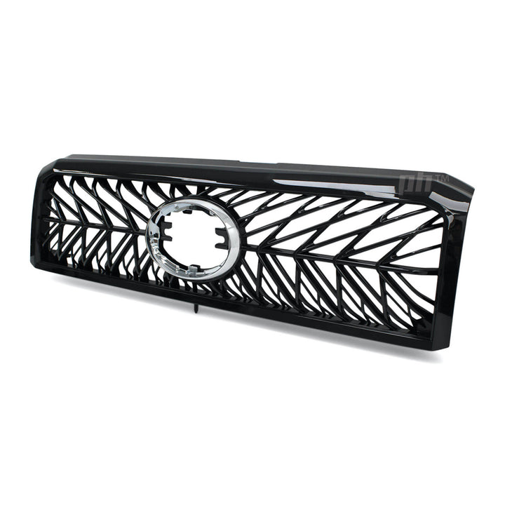 Grill Gloss Black Web Style Fits Toyota Landcruiser 76 78 79 Series 2007-2021