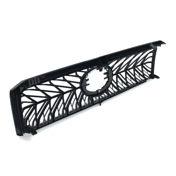 Grill Gloss Black Web Style Fits Toyota Landcruiser 76 78 79 Series 2007-2021
