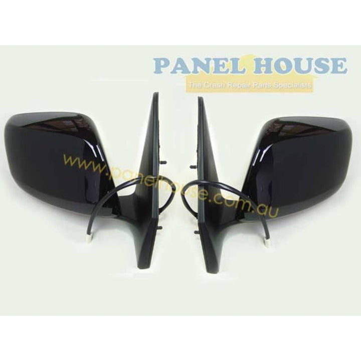 Door Mirror PAIR Black Electric Fits Toyota Landcruiser 200 Series 08/2007 - 02/2012