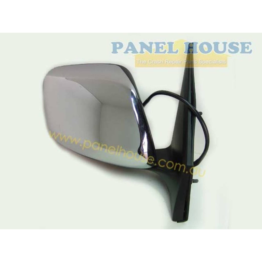 Door Mirrors PAIR Chrome Electric Fits Toyota Landcruiser 200 Series 08/2007 - 02/2012