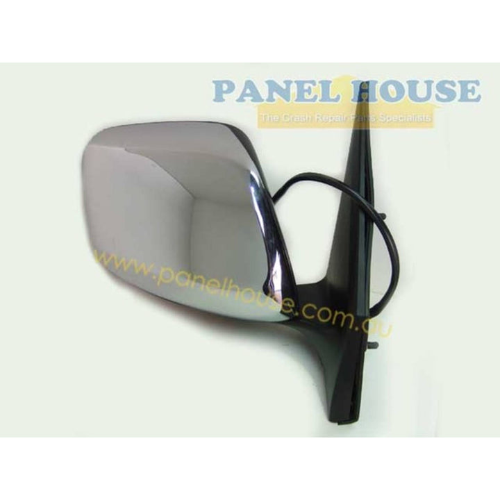 Door Mirrors PAIR Chrome Electric Fits Toyota Landcruiser 200 Series 08/2007 - 02/2012