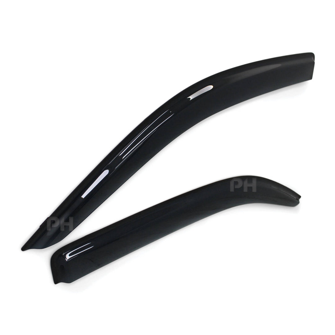 Weather Shield Window Visors Smoked SET 2 Piece Fits Toyota Hilux N70 Single Cab 2005 - 2015