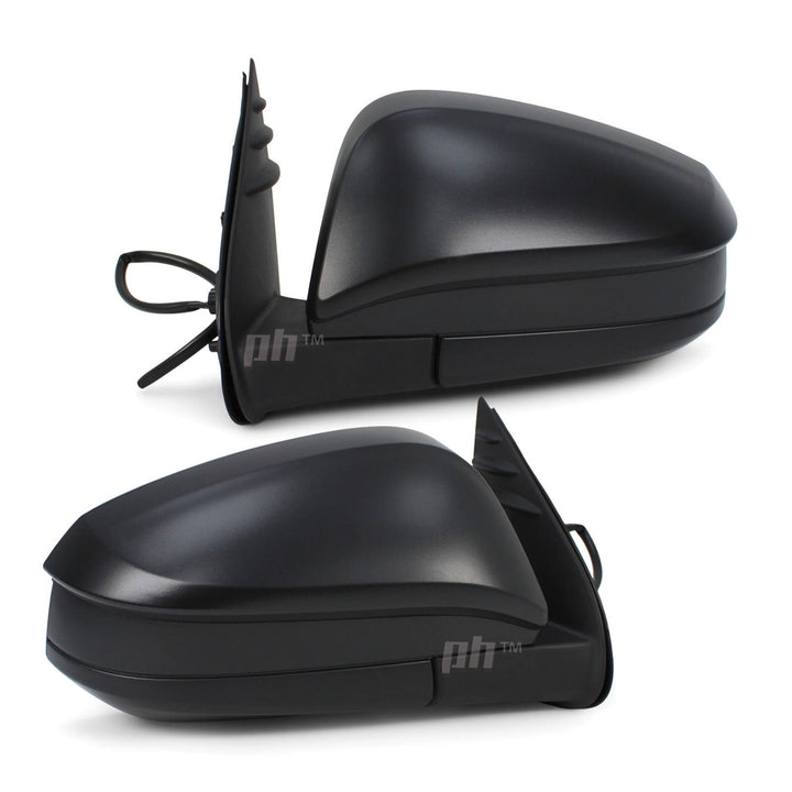 Door Mirrors PAIR Black Electric Fits Toyota Hilux N80 2015 - 2021 Workmate 2WD
