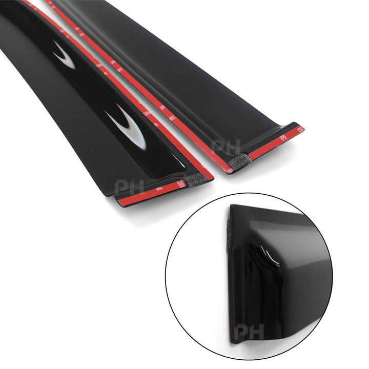 Weather Shield Window Visors Smoked SET 4 Piece Fits Toyota Hilux N80 Dual Cab 2015 - 2024